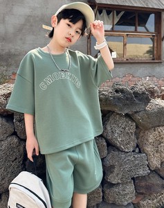韓国スタイル　ワイドフィットTシャツ＆パンツのセットアップ　ベビー　新生児　キッズ　子供服