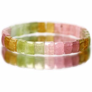 Genuine Stone Bracelet Opal/Tourmaline
