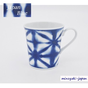 ジャパンブルー　マグカップ　格子　美濃焼　日本製