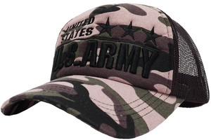 Trucker Cap Camouflage Embroidered