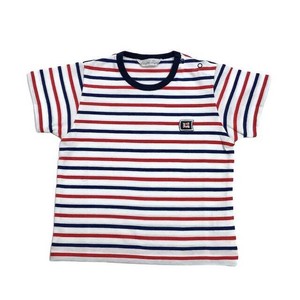 Kids' Short Sleeve T-shirt T-Shirt Border M Made in Japan
