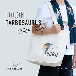 TOUGH／タルボサウルス 恐竜トートバッグ