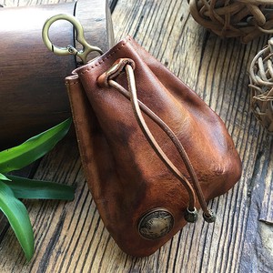 Coin Purse Coin Purse Genuine Leather Vintage