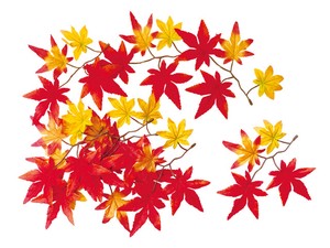 【日本製】秋紅葉10枚セット　秋飾り【店舗装飾】