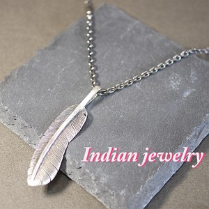 Silver Pendant sliver Jewelry Feather