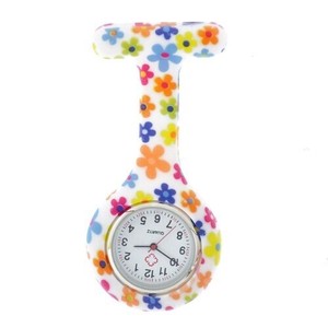 Analog Watch Design Colorful Silicon Pocket Watch