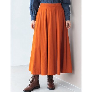 Skirt Orange Organic Cotton Circular Skirt