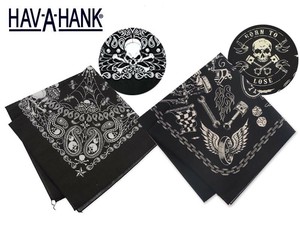 HAV-A-HANK　Skulls & Flames　BANDANA　22193