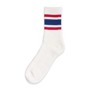 运动袜 男女兼用 绒布 条纹/线条 25 ~ 28cm 日本制造
