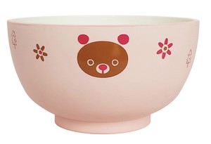 Soup Bowl Pink Water-Repellent Finish Kids Made in Japan