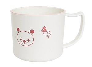 Mug Pink M Water-Repellent Finish Kids Made in Japan