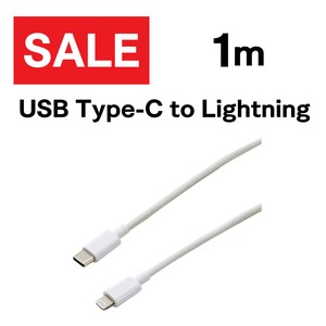 【アウトレット特別セール】USB Type-C to Lightningコネクタケーブル 1.0m ICLCS100W