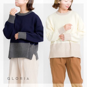 Sweater/Knitwear Knitted Bicolor