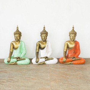 タイランド仏陀 3カラー タイ涅槃仏 タイ 仏像 玄関 置物 オブジェ バリ雑貨