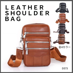 Shoulder Bag Crossbody Genuine Leather Men's