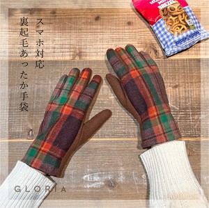 Gloves Check Pattern Ladies fashion Gloves