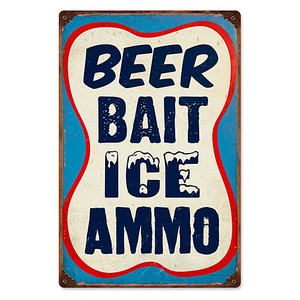 【スティールサイン】【フード ＆ ドリンク】Beer Bait Ice Ammo PT-RPC-253