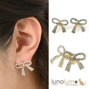 Pierced Earringss sliver Sparkle Presents Rhinestone Ladies'