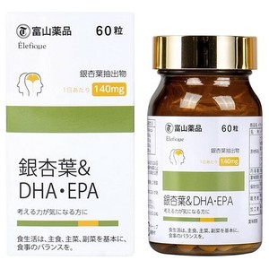 富山薬品 【予約販売】銀杏葉&DHA・EPA 60粒