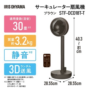 【節電　換気】【アイリスオーヤマ　　扇風機　】サーキュレーター扇風機 （デザインモデル）