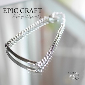 Silver Bracelet Plain Chain Design sliver Bangle Unisex