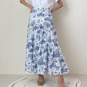 Skirt Printed Tiered
