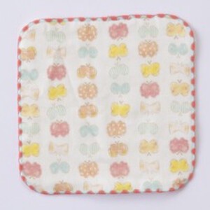 Gauze Handkerchief Mini Butterfly Ribbon Made in Japan