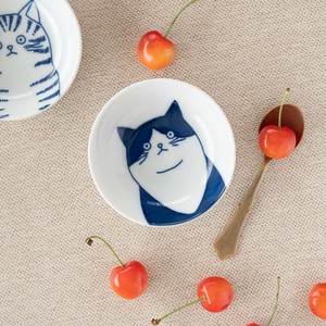 猫 SHICHITA シチタ 9cm豆鉢 ハチワレ[日本製/美濃焼/和食器]