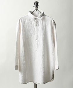 Button Shirt Pullover 7/10 length