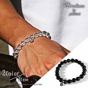 Gemstone Bracelet Peridot/Onyx Crystal