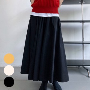 Skirt Flare Volume Spring/Summer black Long