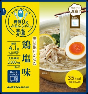【オーミケンシ】糖質0gぷるんちゃん麺　鶏塩味　200g