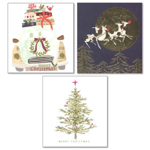 クリスマス メッセージカード 3種