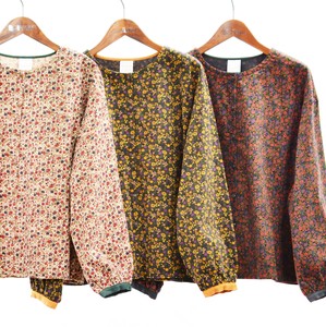 Button-Up Shirt/Blouse Floral Pattern Made in Japan
