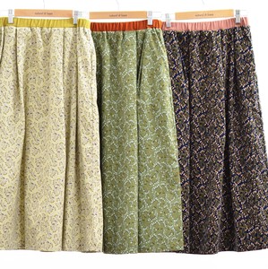 Skirt Floral Pattern Made in Japan