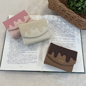 Trifold Wallet Gamaguchi Chocolate Compact