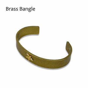 SALE！　星形スタッズ　BRASS BANGLE　日本製
