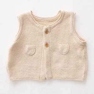Kids' Vest/Gilet Ethical Collection Organic Cotton Made in Japan