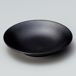 ≪メーカー取寄≫黒マット3.0寸皿