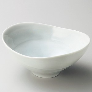 ≪メーカー取寄≫青白リップル6.5楕円鉢