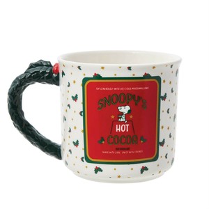 【enesco】スヌーピー ココア マグ <クリスマス>