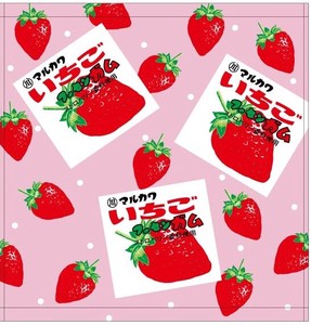 Hand Towel Husen Gum Strawberry Sweets