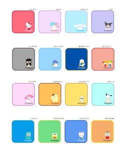 Face Towel Sanrio Characters 16-types