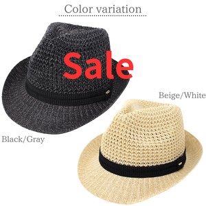 【Sale セール　特価】春夏　帽子 ミックスサーモフェドラ 大きい帽子　中折れ帽　ハット ビッグサイズ XL