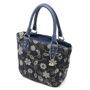 【SAVOY(サボイ)】デニム地に花模様をプリントしたバッグ