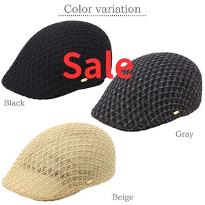 【Sale セール　特価】春夏　帽子 クロス編サーモハンチング 　大きい帽子　ビッグサイズ　XLハンチング帽