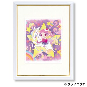 【額付きｼﾞｸﾚｰ版画】吉田すずか「ユニコーンアクビ」大全紙/300角
