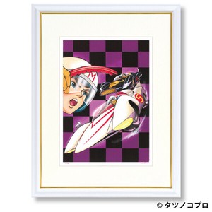 【額付きｼﾞｸﾚｰ版画】吉田すずか「バイオレットGoGoGo」大全紙