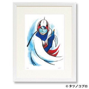 【額付きｼﾞｸﾚｰ版画】吉田すずか「ガッチャマンバードラン」