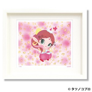 【額付きｼﾞｸﾚｰ版画】吉田すずか「ラブリーアクビ」